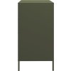 Příborník olivově 68x39x73,5cm ocel válcovaná za studena [851290] (Barva Zelená)