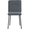 Jídelní židle 2 ks samet [4101210] (Barva Tmavě šedá)