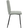 Jídelní židle 2 ks samet [4101103] (Barva Světle šedá)