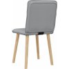 Jídelní židle 2 ks textil [4101220] (Barva Světle šedá)