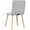 Jídelní židle 2 ks textil [4101220] (Barva Světle šedá)