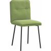 Jídelní židle 2 ks samet [4101312] (Barva Světle zelená)
