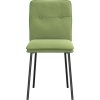 Jídelní židle 2 ks samet [4101312] (Barva Světle zelená)