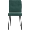 Jídelní židle 2 ks samet [4101312] (Barva Světle zelená)
