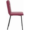 Jídelní židle 6 ks samet [3315584] (Barva vínová červená)