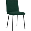 Jídelní židle 4 ks samet [3315350] (Barva Černá)