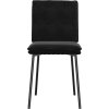 Jídelní židle 4 ks samet [3315350] (Barva Černá)