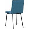 Jídelní židle 2 ks samet [4101254] (Barva Modrá)