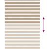 Zebra roleta šířka látky 150,9 cm polyester [4014792] (Barva Bílá)