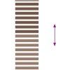 Zebra roleta šířka látky 70,9 cm polyester [4014802] (Barva Bílá)