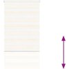 Zebra roleta 90x200 cm šířka látky 85,9 cm polyester [4014779] (Barva Bílá)