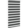 Zebra roleta šířka látky 75,9 cm polyester [4014413] (Barva Světle šedá)