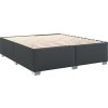 Box spring postel s matrací 180 x 200 cm umělá kůže [3285221] (Barva Černá)
