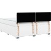 Box spring postel s matrací 180 x 200 cm umělá kůže [3286132] (Barva Černá)