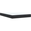 Box spring postel s matrací 140 x 190 cm umělá kůže [3286120] (Barva Černá)