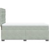 Box spring postel s matrací 90 x 190 cm samet [3293101] (Barva Tmavě zelená)