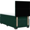 Box spring postel s matrací 90 x 190 cm samet [3293101] (Barva Tmavě zelená)