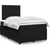 Box spring postel s matrací 120 x 190 cm samet [3294581] (Barva Tmavě šedá)