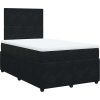 Box spring postel s matrací 120 x 190 cm samet [3294581] (Barva Tmavě šedá)