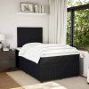 Box spring postel s matrací 120 x 190 cm samet [3294581] (Barva Tmavě šedá)