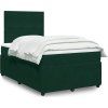 Box spring postel s matrací 120 x 190 cm samet [3294581] (Barva Tmavě šedá)