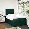 Box spring postel s matrací 120 x 190 cm samet [3294581] (Barva Tmavě šedá)