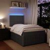 Box spring postel s matrací 120 x 190 cm samet [3294581] (Barva Tmavě šedá)