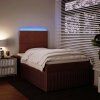 Box spring postel s matrací 120 x 190 cm samet [3294581] (Barva Tmavě šedá)