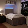 Box spring postel s matrací 120 x 190 cm samet [3294581] (Barva Tmavě šedá)
