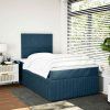 Box spring postel s matrací 120 x 190 cm samet [3294581] (Barva Tmavě šedá)