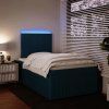 Box spring postel s matrací 120 x 190 cm samet [3294581] (Barva Tmavě šedá)