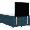 Box spring postel s matrací 120 x 190 cm samet [3294581] (Barva Tmavě šedá)