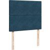 Box spring postel s matrací 120 x 190 cm samet [3294581] (Barva Tmavě šedá)