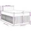 Box spring postel s matrací 120 x 190 cm samet [3289999] (Barva Tmavě šedá)