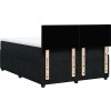 Box spring postel s matrací 140 x 190 cm samet [3290030] (Barva Černá)