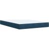 Box spring postel s matrací 140 x 190 cm samet [3294635] (Barva Tmavě šedá)