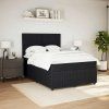 Box spring postel s matrací 140 x 190 cm samet [3294628] (Barva Světle šedá)