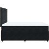 Box spring postel s matrací 140 x 190 cm samet [3294628] (Barva Světle šedá)