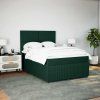 Box spring postel s matrací 140 x 190 cm samet [3294628] (Barva Světle šedá)