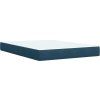 Box spring postel s matrací 140 x 190 cm samet [3294628] (Barva Světle šedá)