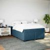 Box spring postel s matrací 140 x 190 cm samet [3285282] (Barva Tmavě šedá)