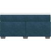 Box spring postel s matrací 140 x 190 cm samet [3285282] (Barva Tmavě šedá)
