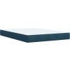 Box spring postel s matrací 140 x 190 cm samet [3285282] (Barva Tmavě šedá)