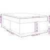Box spring postel s matrací 140 x 190 cm samet [3285282] (Barva Tmavě šedá)