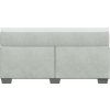 Box spring postel s matrací 140 x 190 cm samet [3285282] (Barva Tmavě šedá)