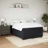 Box spring postel s matrací 140 x 190 cm samet [3285282] (Barva Tmavě šedá)