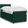 Box spring postel s matrací 90 x 200 cm samet [3289950] (Barva Světle šedá)