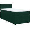 Box spring postel s matrací 90 x 200 cm samet [3289950] (Barva Světle šedá)