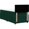 Box spring postel s matrací 90 x 200 cm samet [3289950] (Barva Světle šedá)