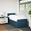 Box spring postel s matrací 90 x 200 cm samet [3289950] (Barva Světle šedá)